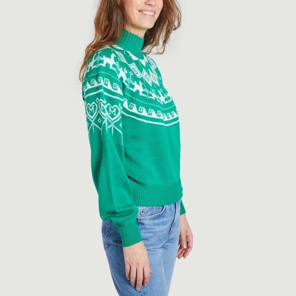 MAJE JACQUARD-PULLOVER - Picture 7 of 8